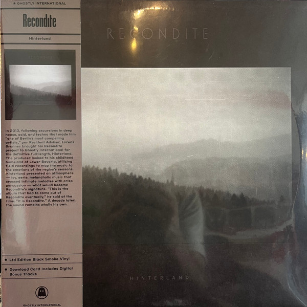 Recondite - Hinterland | Ghostly International (GI-190LP)