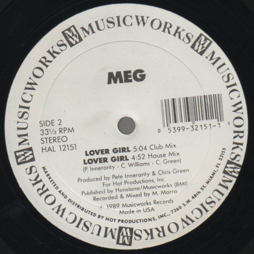 MEG - Lover Girl | Musicworks Records (HAL 12151) - 3 MEG - Lover Girl | Musicworks Records (HAL 12151) - 3