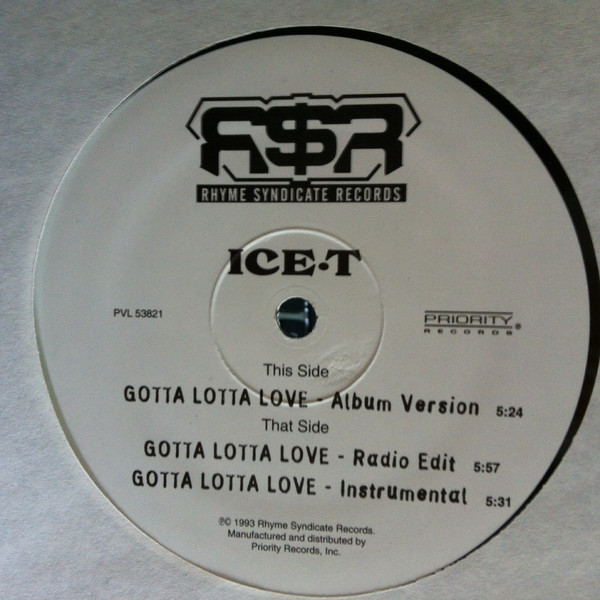 Ice-T - Gotta Lotta Love | Rhyme $yndicate Records (PVL 53821) - 3 Ice-T - Gotta Lotta Love | Rhyme $yndicate Records (PVL 53821) - 3