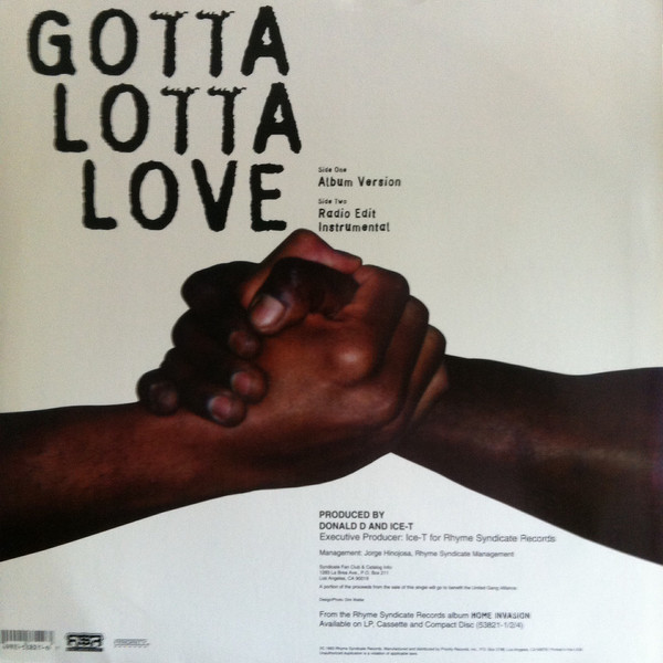 Ice-T - Gotta Lotta Love | Rhyme $yndicate Records (PVL 53821) - 2 Ice-T - Gotta Lotta Love | Rhyme $yndicate Records (PVL 53821) - 2