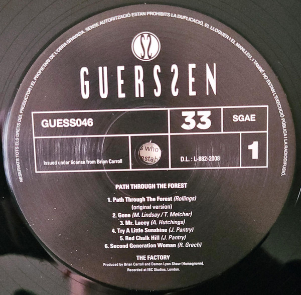 The Factory - Path Through The Forest | Guerssen (GUESS046) - 3