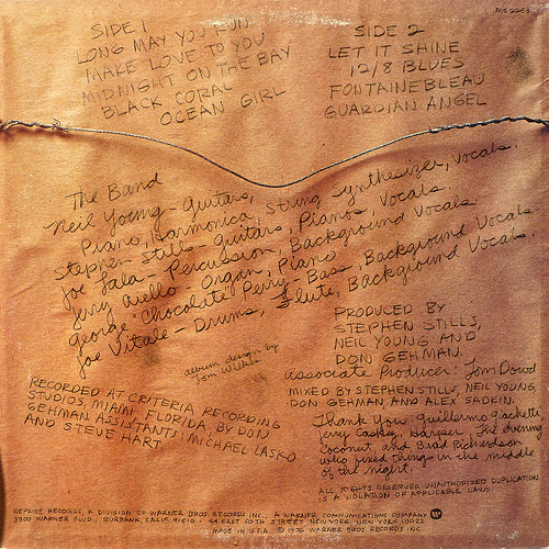 The Stills-Young Band - Long May You Run | Reprise Records (MS 2253) - 2