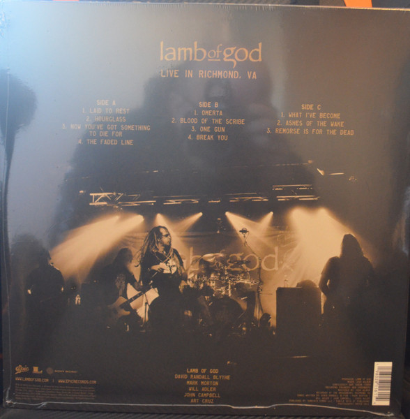 Lamb Of God - Ashes of the Wake - Live in Richmond, Va. | Epic (198028116111) - 2 Lamb Of God - Ashes of the Wake - Live in Richmond, Va. | Epic (198028116111) - 2