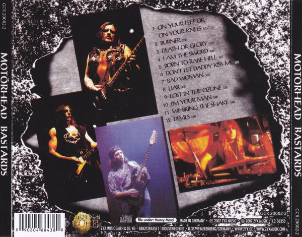 Motörhead - Bastards | Golden Core (GCR 20002-2) - 2