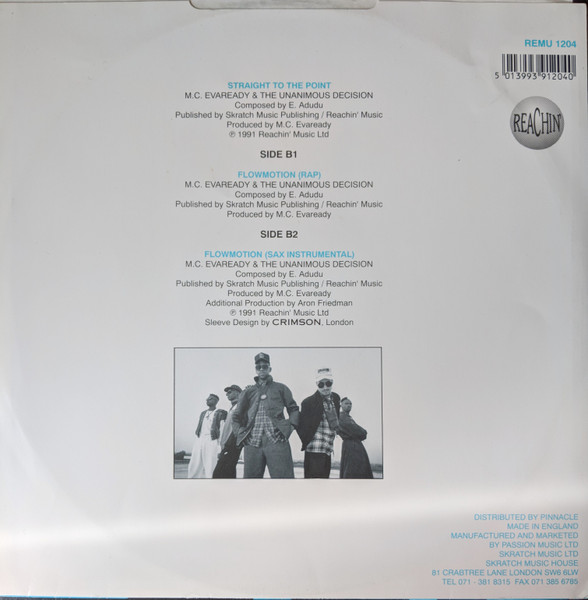 Eveready & Unanimous Decision - Straight To The Point | Reachin Records (REMU 1204) - 2