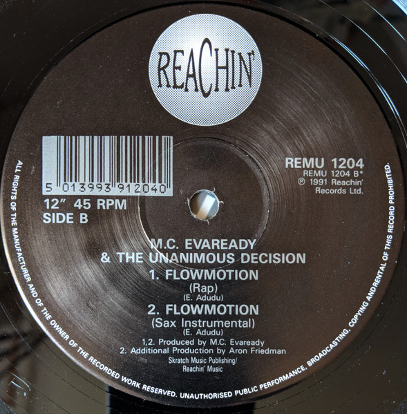 Eveready & Unanimous Decision - Straight To The Point | Reachin Records (REMU 1204) - 4
