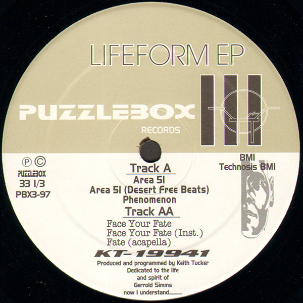 KT-19941 - Lifeform EP | Puzzlebox Records (PBX3-97) - 2