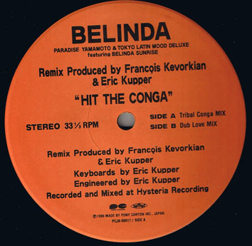 Paradise Yamamoto & Tokyo Latin Mood Deluxe featuring Belinda Sunrise - Hit The Conga | Pony Canyon (PCJA-00017) - 2