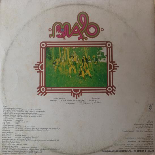 Malo - Malo | Warner Bros. Records (K 46142) - 2 Malo - Malo | Warner Bros. Records (K 46142) - 2