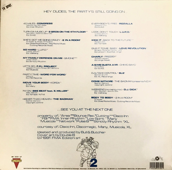 Various - La Festa In Casa (House Party Vol. 2) | Bull & Butcher Recordings (BB 2020 LP) - 2