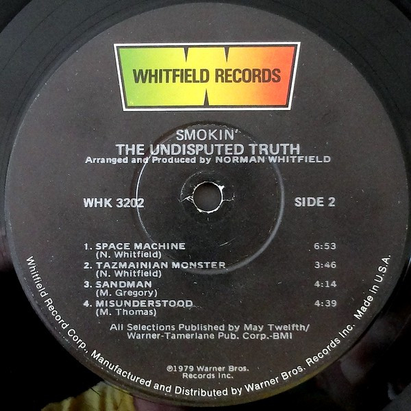 The Undisputed Truth - Smokin' | Whitfield Records (WHK 3202) - 4 The Undisputed Truth - Smokin' | Whitfield Records (WHK 3202) - 4