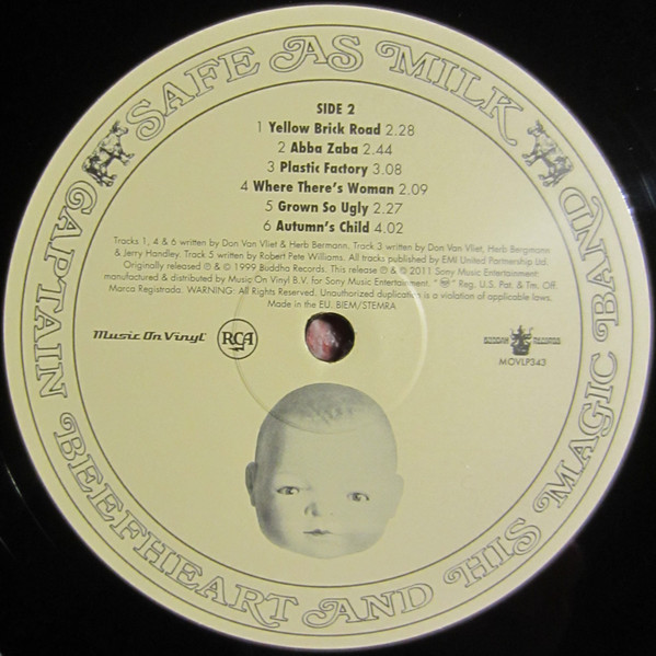 Captain Beefheart And The Magic Band - Safe As Milk | Buddah Records (MOVLP343) - 4