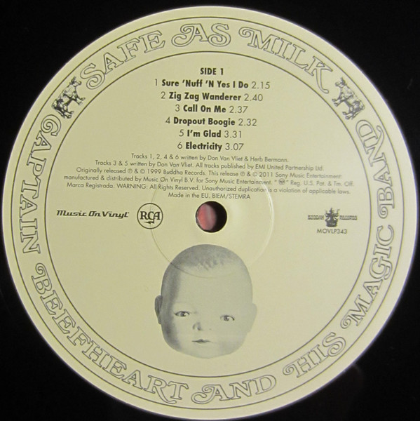 Captain Beefheart And The Magic Band - Safe As Milk | Buddah Records (MOVLP343) - 3
