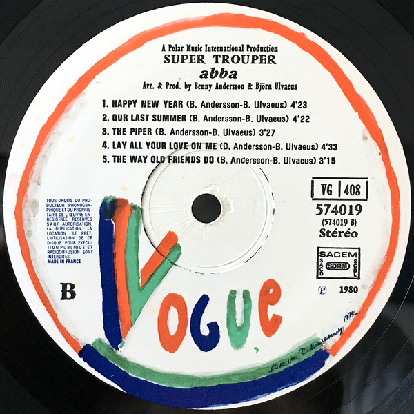 ABBA - Super Trouper | Vogue (574019) - 4