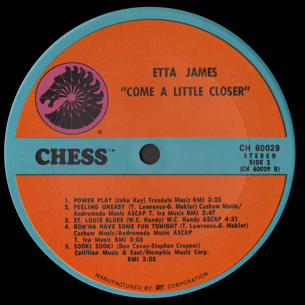Etta James - Come A Little Closer | Chess (CH 60029) - 4 Etta James - Come A Little Closer | Chess (CH 60029) - 4