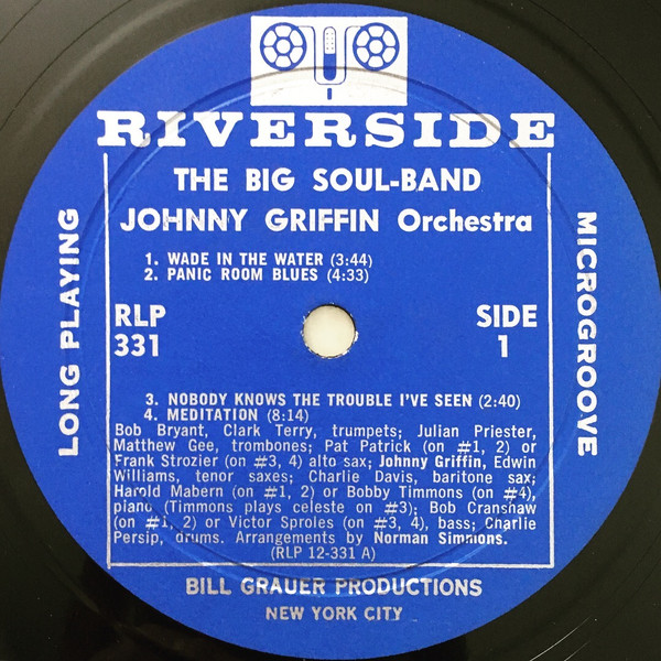 The Johnny Griffin Orchestra - The Big Soul-Band | Riverside Records (RLP 331) - 3 The Johnny Griffin Orchestra - The Big Soul-Band | Riverside Records (RLP 331) - 3