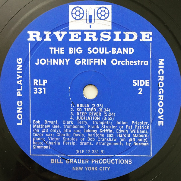 The Johnny Griffin Orchestra - The Big Soul-Band | Riverside Records (RLP 331) - 4 The Johnny Griffin Orchestra - The Big Soul-Band | Riverside Records (RLP 331) - 4