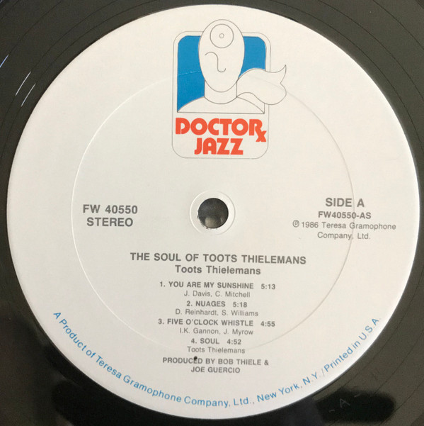 Toots Thielemans - The Soul Of Toots Thielemans | Doctor Jazz (FW 40550) - 3