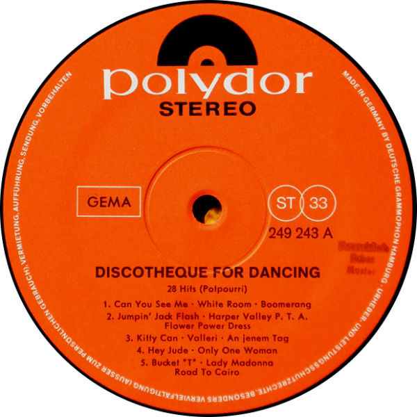 Various - Discotheque For Dancing | Polydor (249 243) - 3