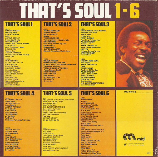 Various - That's Soul 1-6 | Midi (MID 60 152) - 2 Various - That's Soul 1-6 | Midi (MID 60 152) - 2