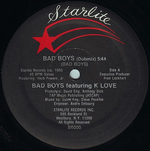 Bad Boys Featuring K Love - Bad Boys | Starlite (B6000) - main