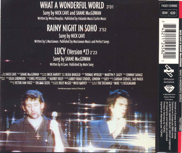 Nick Cave & Shane MacGowan - What A Wonderful World | Mute (74321124582) - 2
