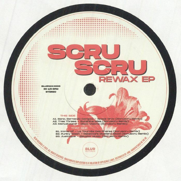 Scruscru - Rewax EP | Blur Records (BLURWAX006)