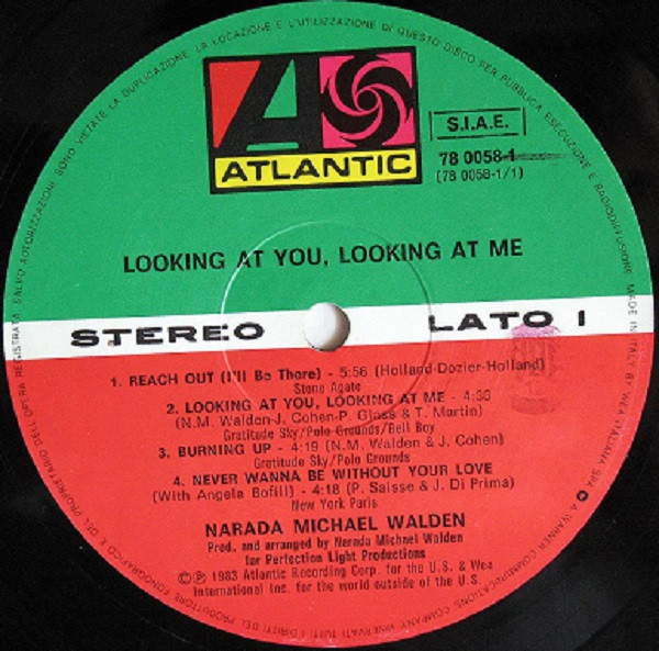 Narada Michael Walden - Looking At You, Looking At Me | Atlantic (78 0058-1) - 3
