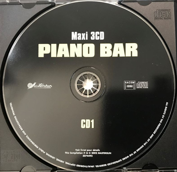 Various - Maxi 3CD - Piano Bar | Wagram Music (3074492) - 2