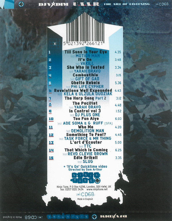 DJ Vadim - U.S.S.R. The Art Of Listening | Ninja Tune (ZENCD68) - 2 DJ Vadim - U.S.S.R. The Art Of Listening | Ninja Tune (ZENCD68) - 2