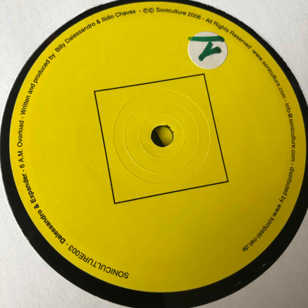 Billy Dalessandro & Expander / Midi Miliz - Soniculture003 | Soniculture (SONICULTURE 003) - 2