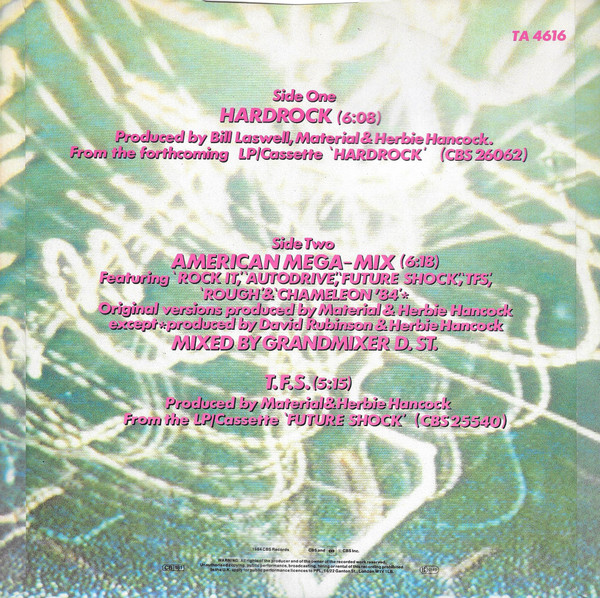 Herbie Hancock - Hardrock | CBS (TA 4616) - 2