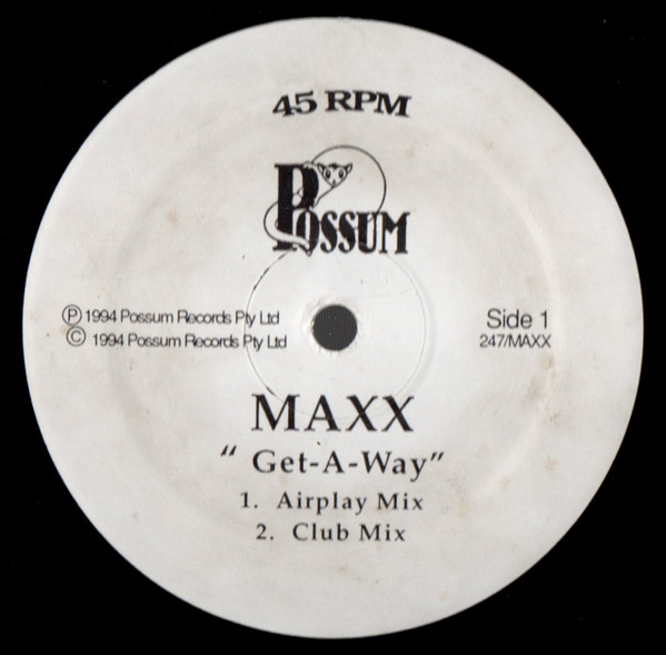 Maxx / Tony Di Bart - Get-A-Way / The Real Thing | Possum Records (247/MAXX) - main