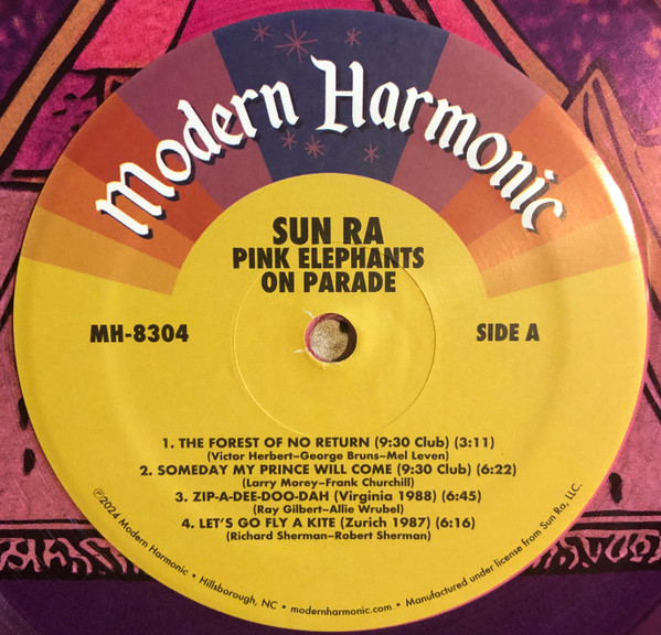 Sun Ra - Pink Elephants On Parade | Modern Harmonic (MH-8304) - 3