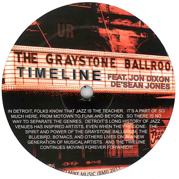 Timeline Feat. Jon Dixon & De'Sean Jones - Graystone Ballroom EP | Underground Resistance (UR-085) - 2