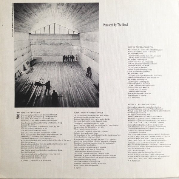 The Band - Cahoots | Capitol Records (EA-ST 651) - 2 The Band - Cahoots | Capitol Records (EA-ST 651) - 2