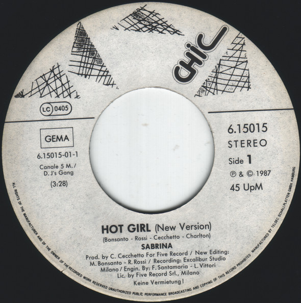 Sabrina - Hot Girl (New Version) | Chic (6.15015) - 3