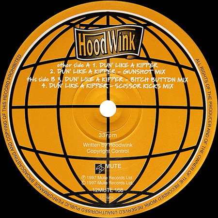 Hoodwink - Dun' Like A Kipper | Mute (12MUTE 168) - 3