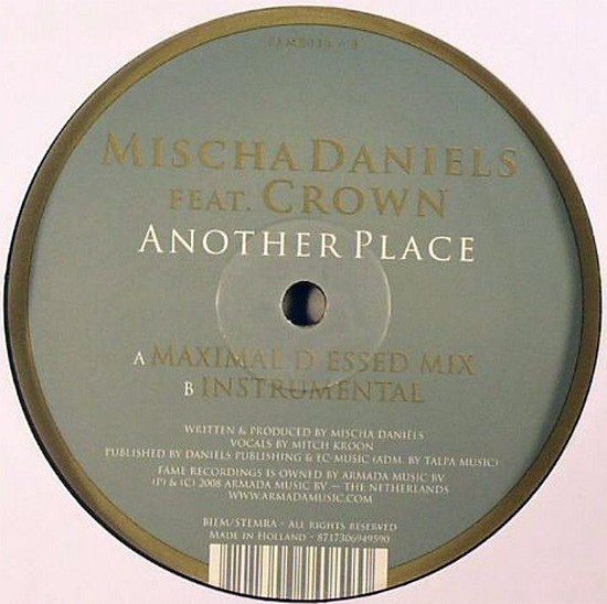 Mischa Daniëls Feat. Mitch Crown - Another Place | Fame Recordings (FAME030) - 2 Mischa Daniëls Feat. Mitch Crown - Another Place | Fame Recordings (FAME030) - 2