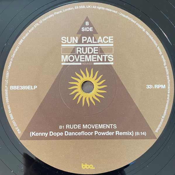 Sun Palace - Rude Movements Remixes | BBE (BBE389ELP) - 4 Sun Palace - Rude Movements Remixes | BBE (BBE389ELP) - 4
