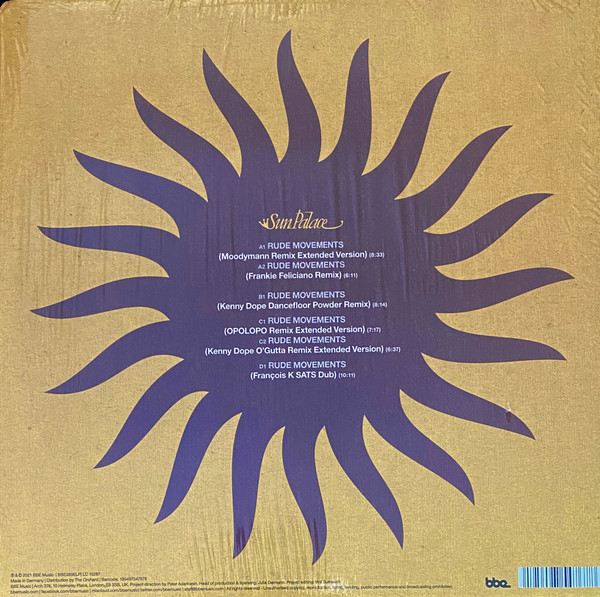 Sun Palace - Rude Movements Remixes | BBE (BBE389ELP) - 2 Sun Palace - Rude Movements Remixes | BBE (BBE389ELP) - 2
