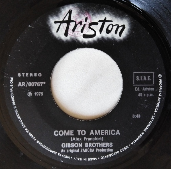 Gibson Brothers - Come To America | Ariston (AR/00767) - 2
