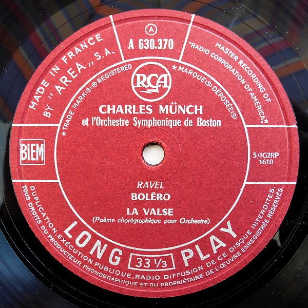 Claude Debussy / Maurice Ravel , Charles Munch Et L' Boston Symphony Orchestra - Prélude À L'après-midi D'un Faune / Rapsodie Espagnole - Boléro - La Valse | RCA (630 370) - 4