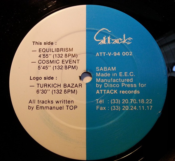 Emmanuel Top - Turkich Bazar | Attack Records (ATT-V-94 002)