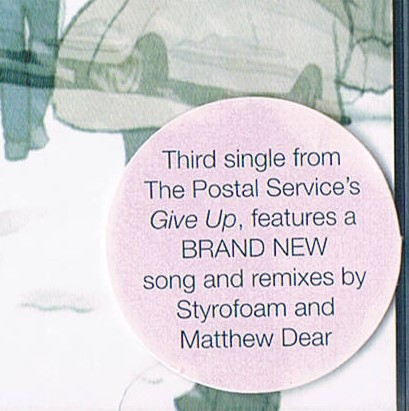 The Postal Service - We Will Become Silhouettes | Houston Party Records (HPR 117) - 4