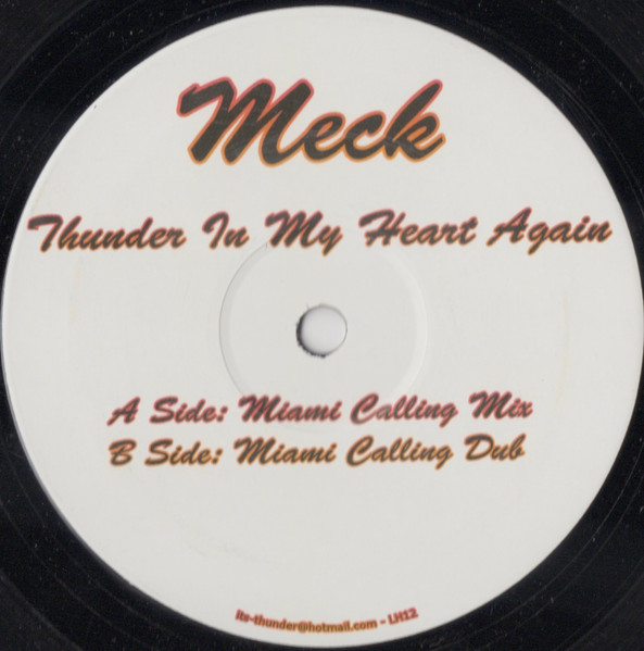 Meck - Thunder In My Heart Again | Not On Label (LH12) - main