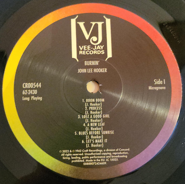 John Lee Hooker - Burnin' | Craft Recordings (00888072424609) - 3