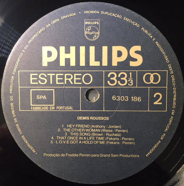 Demis Roussos - Demis Roussos | Philips (6303 186) - 4