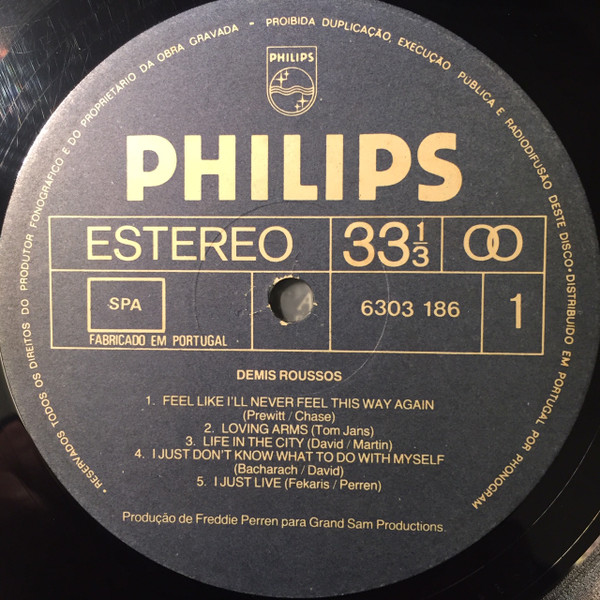 Demis Roussos - Demis Roussos | Philips (6303 186) - 3