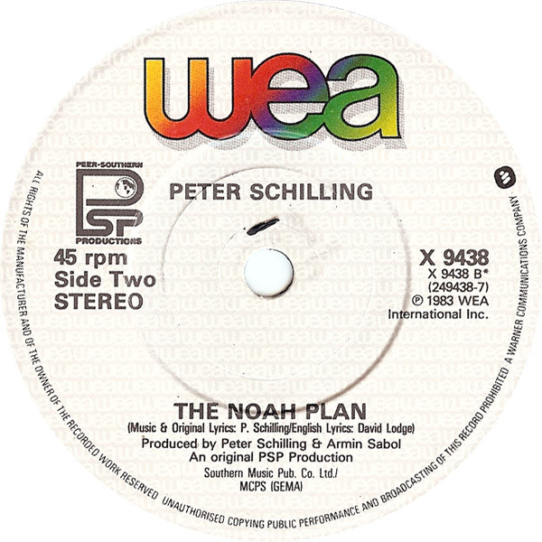 Peter Schilling - Major Tom (Coming Home) | WEA (X 9438) - 4 Peter Schilling - Major Tom (Coming Home) | WEA (X 9438) - 4